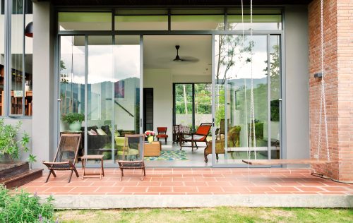 Aluminium french doors