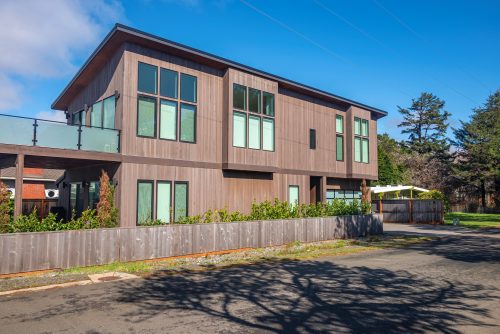 Aluminium windows on beachfront property